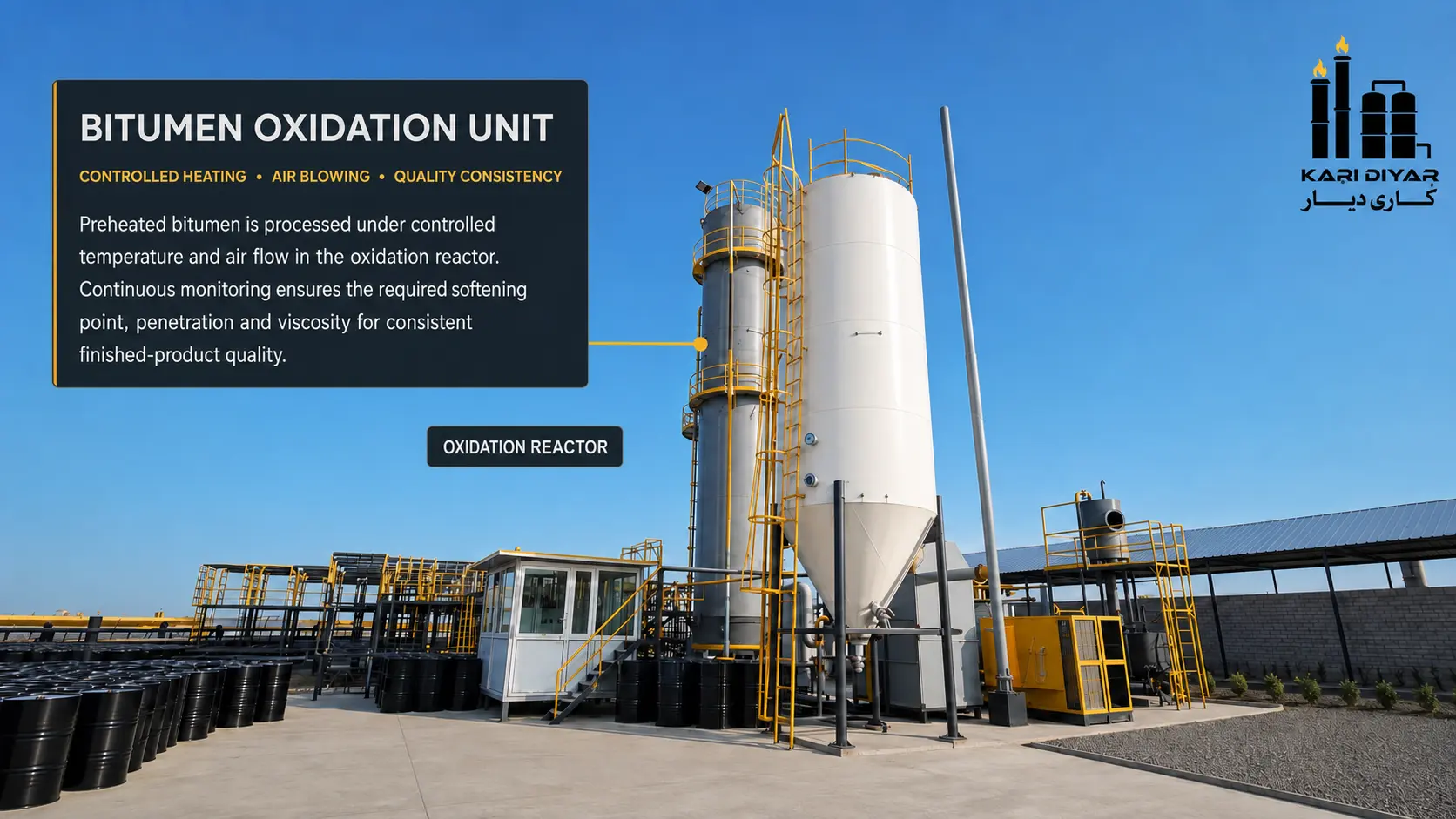 Kari Diyar bitumen oxidation unit